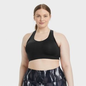 BLACK SPORTSBRA SIZE 44DD NWT